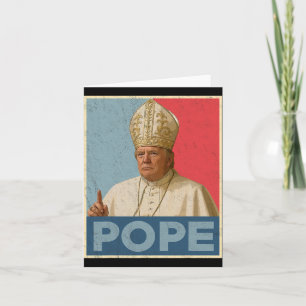Pope Trump-ordförande Trump vill vara N Kort