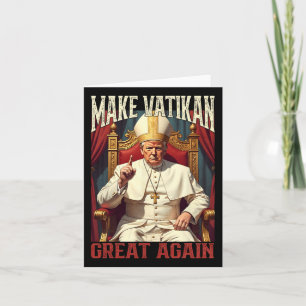 Pope Trump-ordförande Trump vill vara N Kort