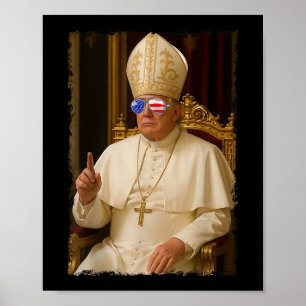 Pope Trump-ordförande Trump vill vara N Poster