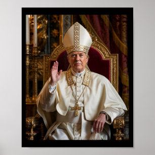 Pope Trump-ordförande Trump vill vara N Poster