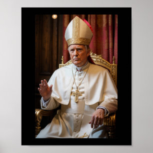 Pope Trump-ordförande Trump vill vara N Poster