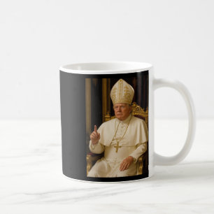 Pope Trump Pope Funny Trump Vatican Christian Retr Kaffemugg