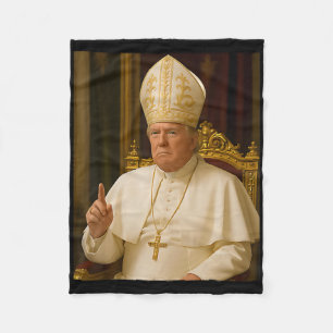 Pope Trump Trump Trump Vatican Christian Retro Chu Fleecefilt