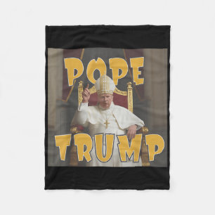 Pope Trump Trump Trump Vatican Christian Retro Chu Fleecefilt