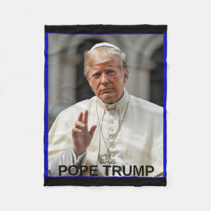 Pope Trump Trump Trump Vatican Christian Retro Chu Fleecefilt