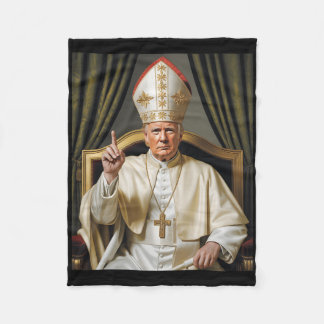 Pope Trump Trump Trump Vatican Christian Retro Chu Fleecefilt