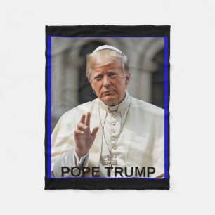 Pope Trump Trump Trump Vatican Christian Retro Chu Fleecefilt