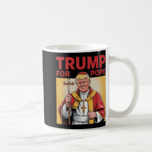 Pope Trump Trump Trump Vatican Christian Retro Chu Kaffemugg