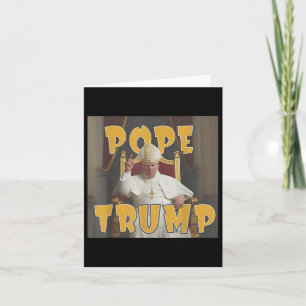 Pope Trump Trump Trump Vatican Christian Retro Chu Kort