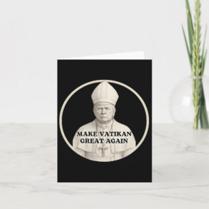 Pope Trump Trump Trump Vatican Christian Retro Chu Kort