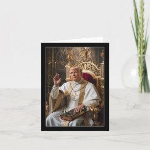 Pope Trump Trump Trump Vatican Christian Retro Chu Kort