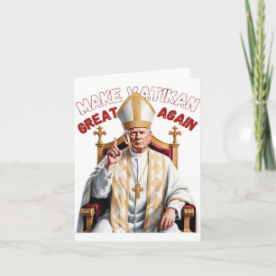 Pope Trump Trump Trump Vatican Christian Retro Chu Kort