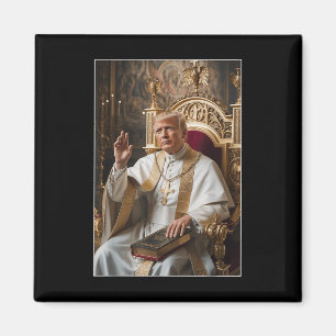 Pope Trump Trump Trump Vatican Christian Retro Chu Magnet