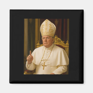 Pope Trump Trump Trump Vatican Christian Retro Chu Magnet