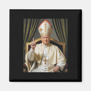 Pope Trump Trump Trump Vatican Christian Retro Chu Magnet