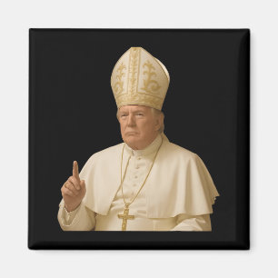 Pope Trump Trump Trump Vatican Christian Retro Chu Magnet
