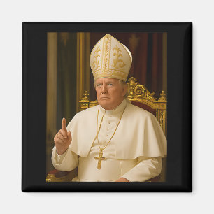 Pope Trump Trump Trump Vatican Christian Retro Chu Magnet