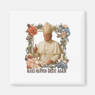 Pope Trump Trump Trump Vatican Christian Retro Chu Magnet