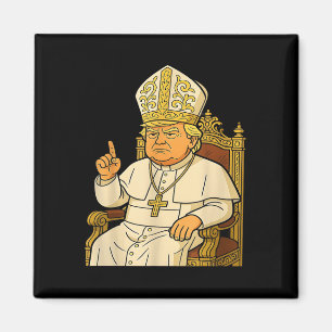 Pope Trump Trump Trump Vatican Christian Retro Chu Magnet