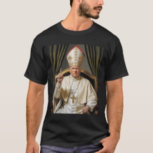 Pope Trump Trump Trump Vatican Christian Retro Chu T Shirt