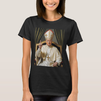 Pope Trump Trump Trump Vatican Christian Retro Chu T Shirt