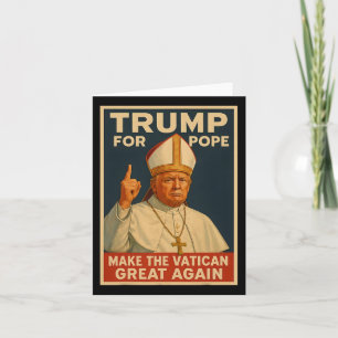 Pope Trump Trump Trump vill bli nästa påve 1 Kort