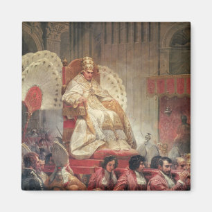 Pope VIII i St Peter på Sediaen Gestatoria Magnet