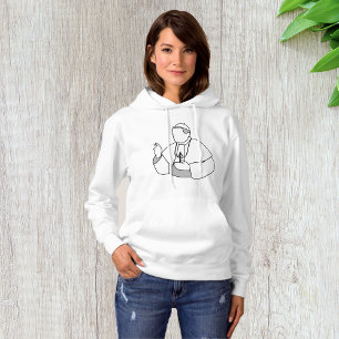 Pope Womens Hoodie T Shirt