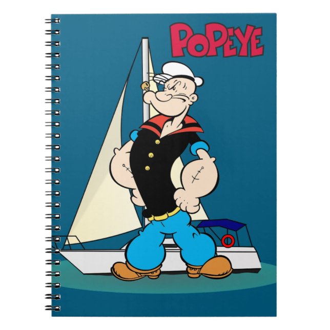 Popeye-anteckningsbok Anteckningsbok (Framsidan)