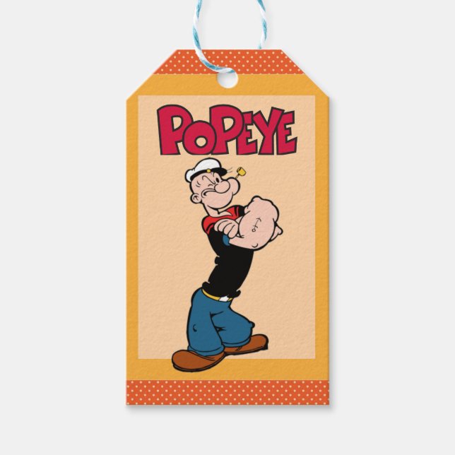 Popeye Gift-Märkre Presentetikett (Framsidan)