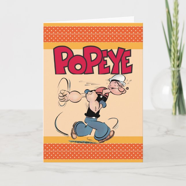 Popeye-hälsningskort Kort (Framsida)