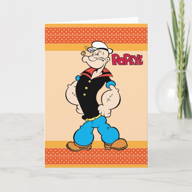 Popeye-hälsningskort Kort (Framsida)