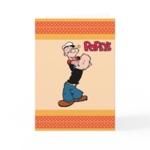 Popeye-hälsningskort