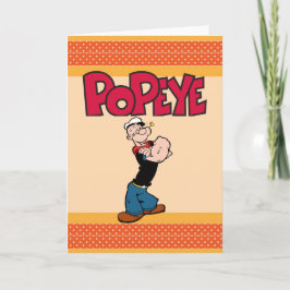 Popeye-hälsningskort Kort
