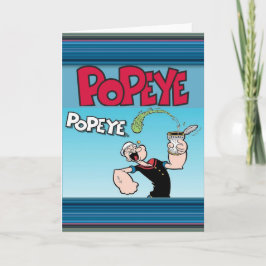 Popeye-hälsningskort Kort