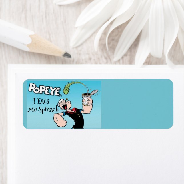 Popeye Returadressetikett Returadress Etikett (Insitu)