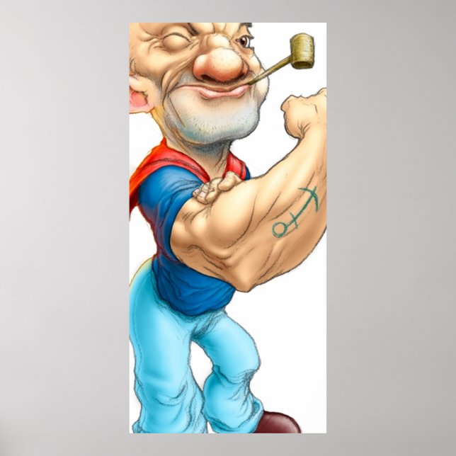 Popeye: Sailor Classic Navy Blue Poster (Framsidan)