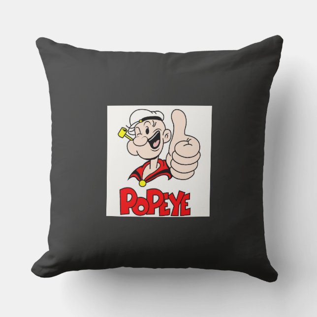 POPEYE-SKRIVEN PILLOWS-FÖR BARN KUDDE (Framsida)