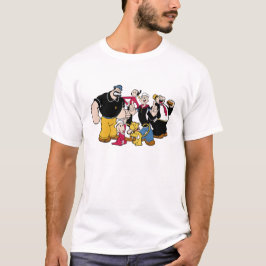 Popeye the sailor man and family t shirt