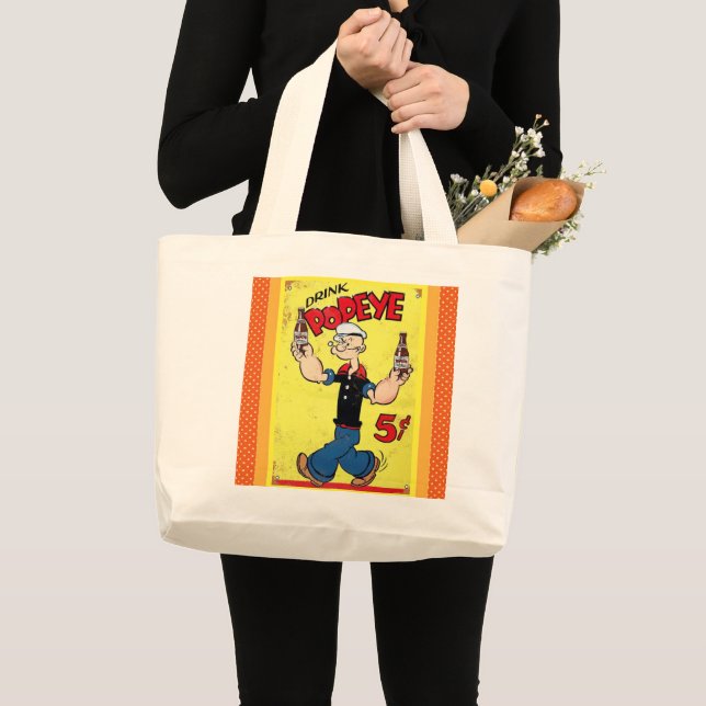 Popeye Tote Bag Jumbo Tygkasse (Framsida (produkt))