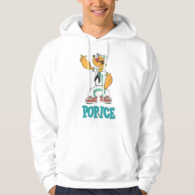 Popeye Vintage 1990's Parody's Hoodie (Framsida)