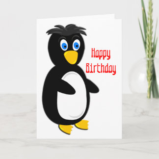 Popeyed Penguin Birthday Kort