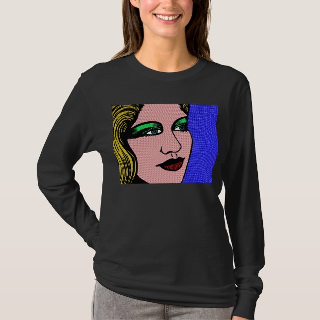 Popflicka Tee Shirt (Framsida)