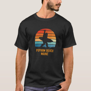Popham Beach Maine Sasquatch Souvenir T Shirt