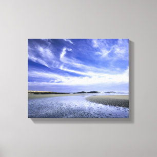 POPHAM BEACH STATE PARK, MAINE. USA. Cirrus Canvastryck