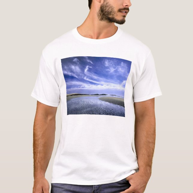 POPHAM BEACH STATE PARK, MAINE. USA. Cirrus T Shirt (Framsida)