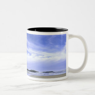 POPHAM BEACH STATE PARK, MAINE. USA. Cirrus Två-Tonad Mugg