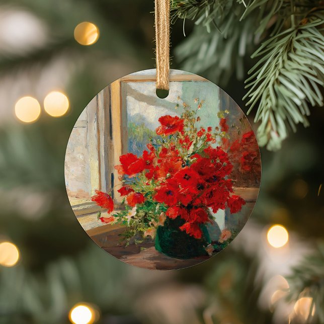 Popies från fönstret | Olga Wisinger-Florian Julgransprydnad Keramik (Skapare uppladdad)