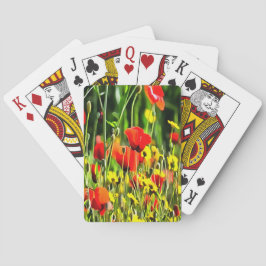 Popies och målning av skuggor från vår kortlek