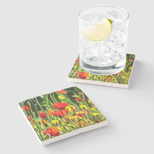 Popies och målning av skuggor från vår underlägg sten (Sidan)